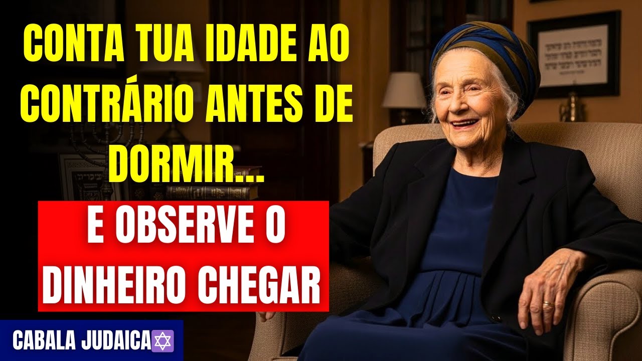 Rabina Revela: Calcule Sua Idade Assim Antes De Dormir — O Dinheiro Surge Ao Acordar! Cabala Judaica