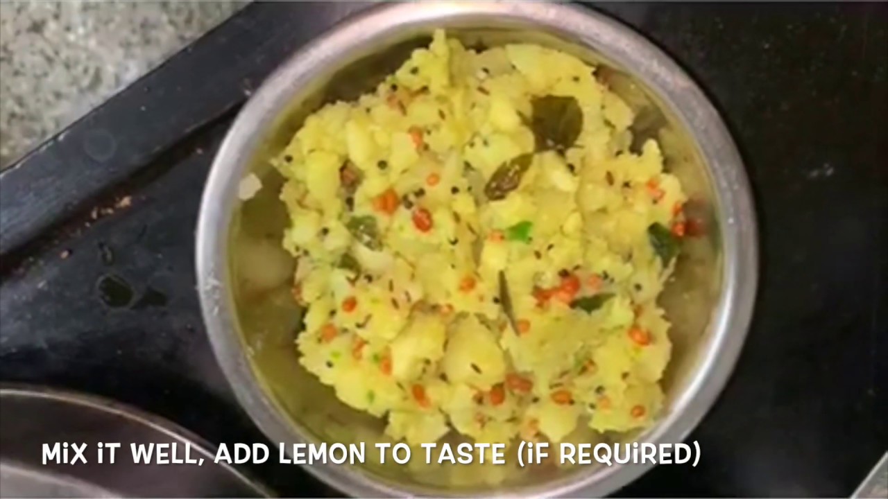 Potato Curry with Upma Seasoning