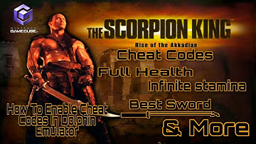 The Scorpion King Rise Of The Akkadian Cheats | How To Enable Cheat Code in Dolphin Emulator |