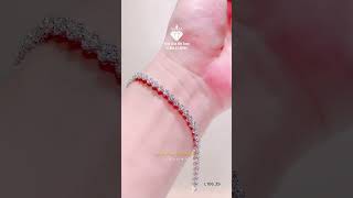Mẫu lắc tay đính kim cương nhỏ đẹp | Trần Linh Hột Xoàn Sài Gòn