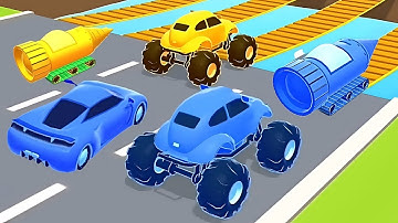 Shape-Shifting - SUPER MONSTER TRUCK RACE Gameplay Android, iOS (Part 8)