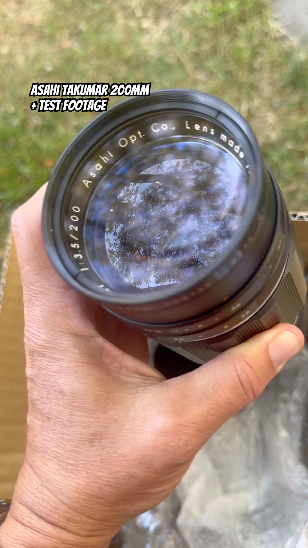 Asahi Takumar 200mm f/3.5 + Nikon Z9 lens footage. #vintagelenses