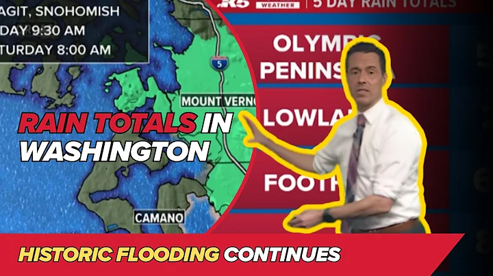 RAIN TOTALS IN WASHINGTON | 4 Rivers at Record Flood Levels as More Rain Looms