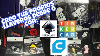 Crea tus propios llaveros desde 0, fácil y rápido con Inkscape, Tinkercad y Ultimaker Cura