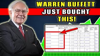 Warren Buffett Just Bought These Stocks!