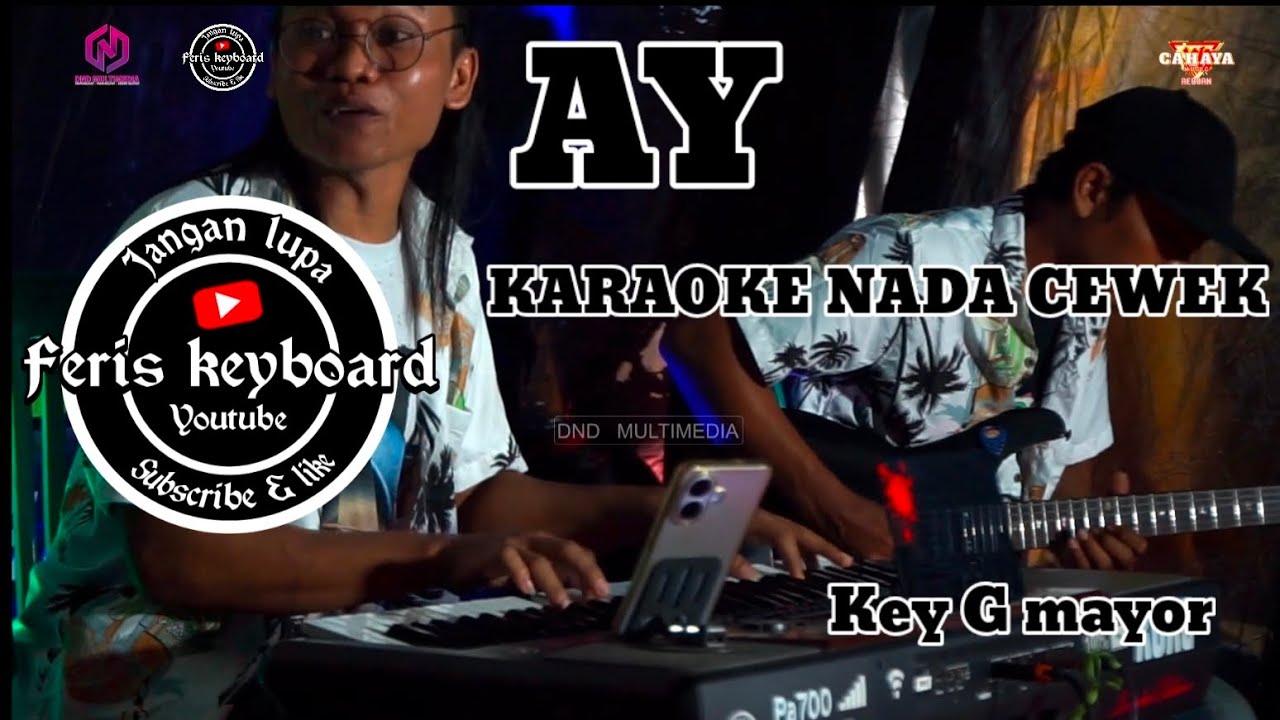 AY D'BAGINDAS || KOPLO || KARAOKE || NADA CEWEK || KEY G MAYOR