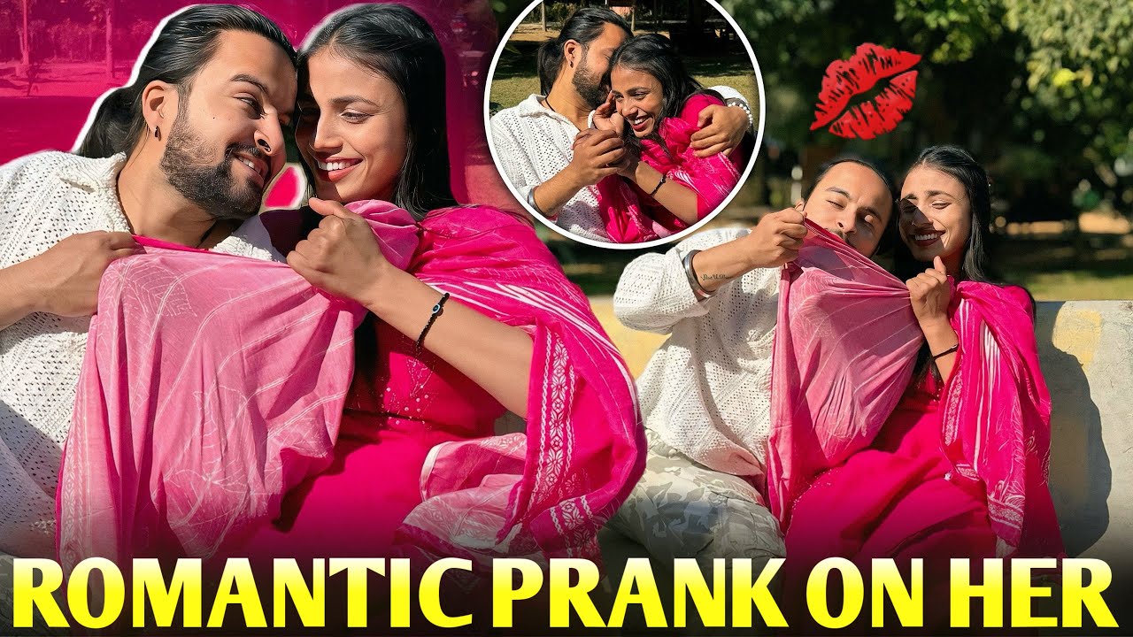 Romantic Prank On Her💋 Full Flirting Chalu Hai😍- ZIDDIADI