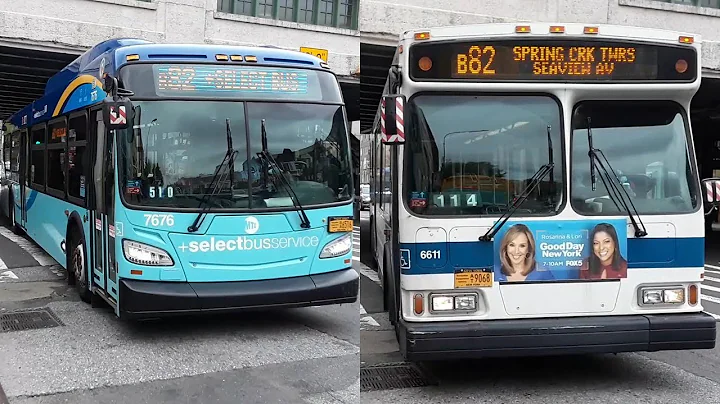 MTA: 2018 New Flyer XD40 [7676]|2005 Orion 07.501 Gen-2 OG Hybrid [6611] B82/B82 SBS
