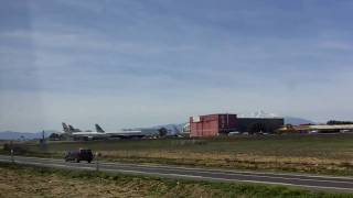 Canigou et aéroport Rivesaltes 66 France