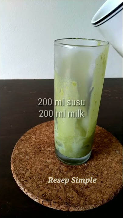 Es Susu Matcha ala Janji Jiwa (Iced Matcha Latte)