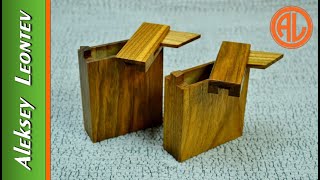 видео: Портсигар с секретом. Деревянный портсигар.  Wooden cigarette case with a secret. картинка: Портсигар с секретом. Деревянный портсигар.  Wooden cigarette case with a secret.