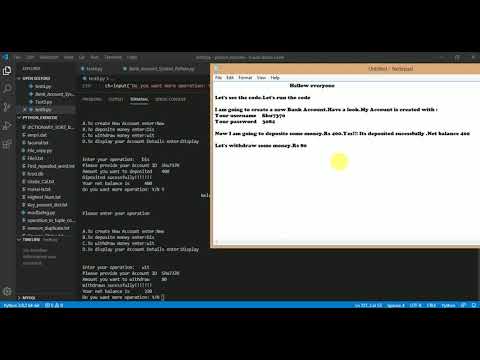 Bank Management System by Python