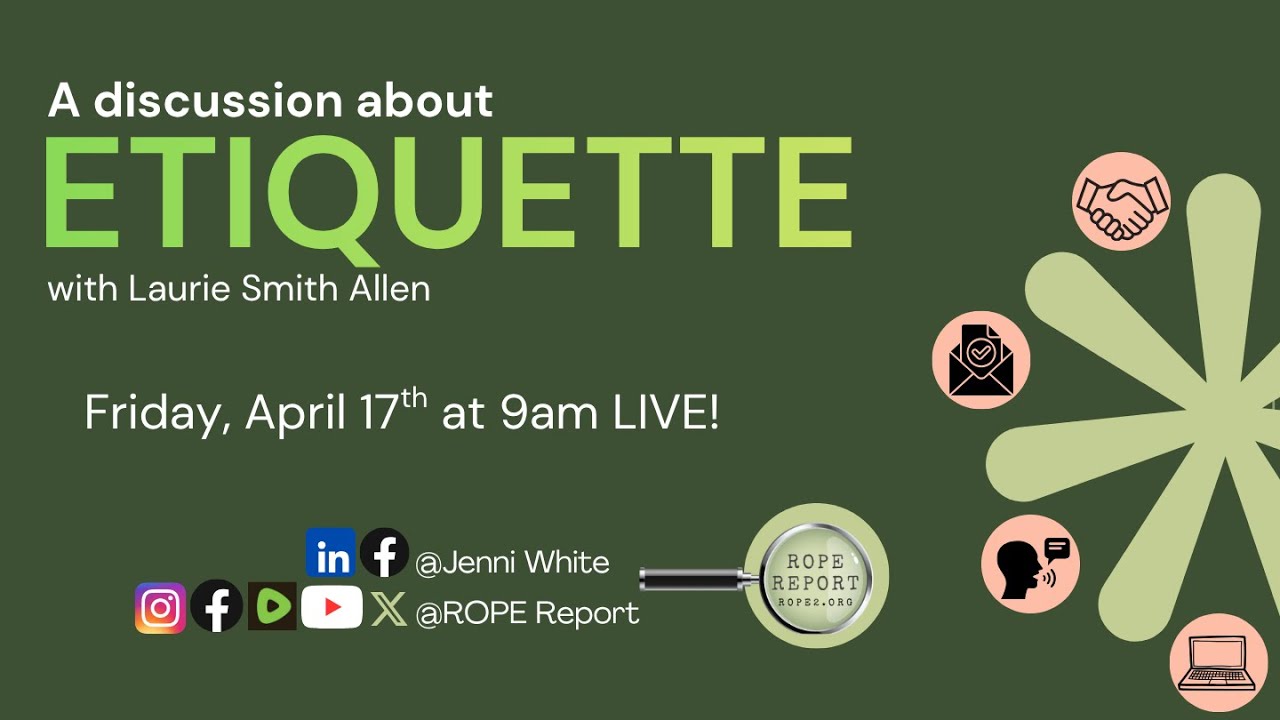 A Discussion About Etiquette With Laurie Wood-Allen