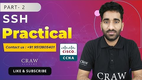 78. Mastering SSH for Remote Network Access | SSH Practical | Cisco CCNA | CCNA 200-301 | Part - 2