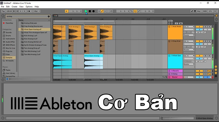 Ableton live 9 hướng dẫn cơ bản