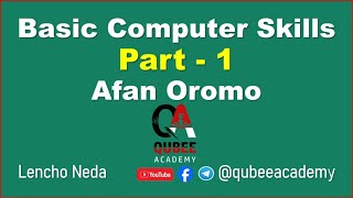 1. Basic Computer Skills | MS Word | MS PowerPoint | MS Excel | Part 1 | Afaan Oromoo screenshot 4