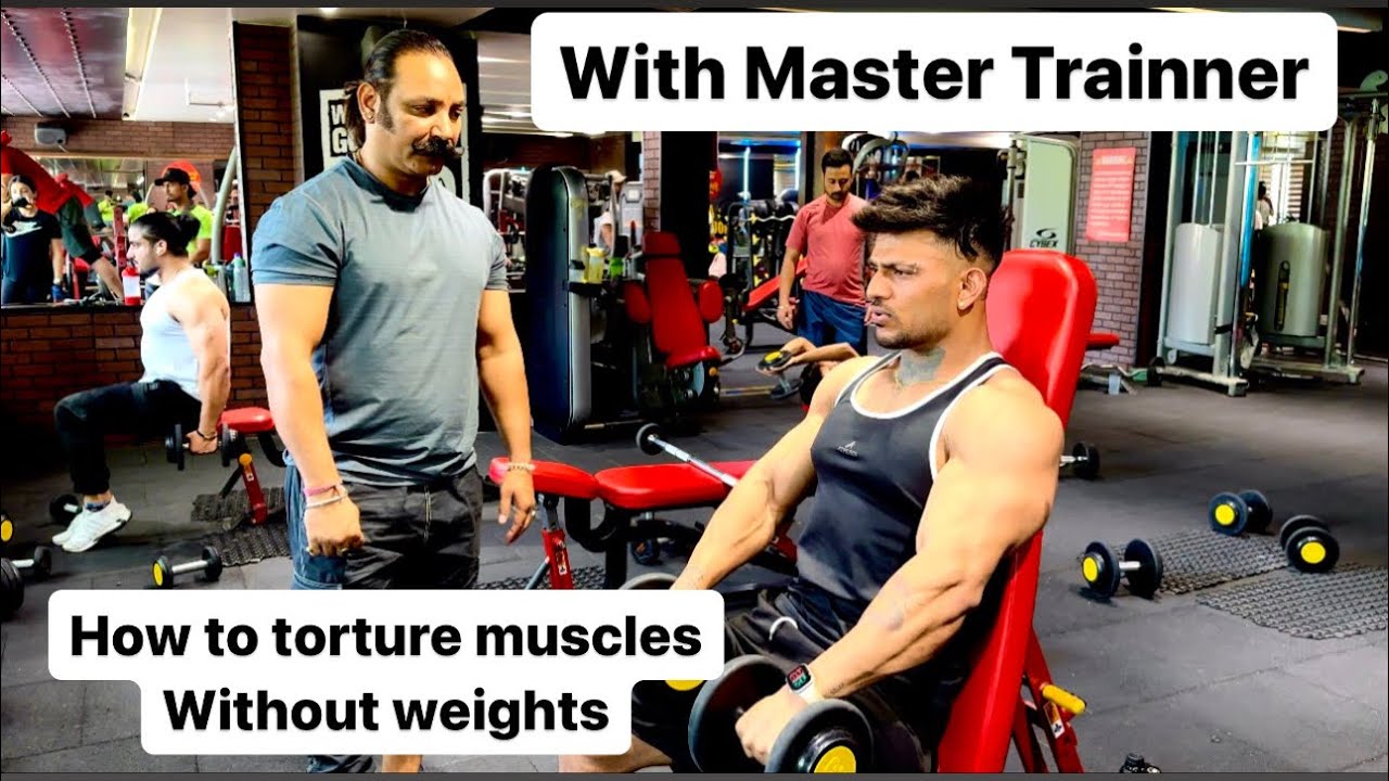 HOW TO TORTURE MUSCLES WITHOUT HEAVY WEIGHTS WITH MASTER TRAINNER