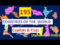 World Countries | All Countries of the World with Capitals and flags |  195 countries of the world