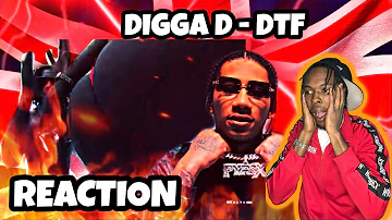 AMERICAN REACTS TO UK DRILL RAP! Digga D - DTF (Official Video)