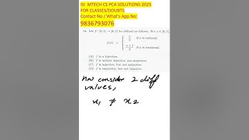 ISI MTech CS PCA 2025 Q14 Solved Fast! | Simple Trick ! #ISI2025 #MTechCS #PCA #SouravSirsClasses