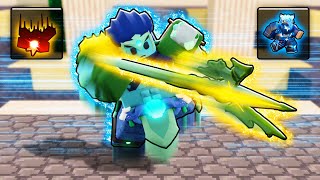 Using The Best Triton Kit Combo In Roblox Bedwars screenshot 5