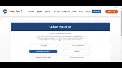 How To Rebook A Collection In Transdirect’s Members Area