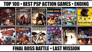 Top 100 Final Boss Action Games For PSP | Best PSP Games