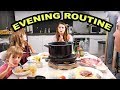 Notre 1re evening routine du samedi soir raclette party surprise