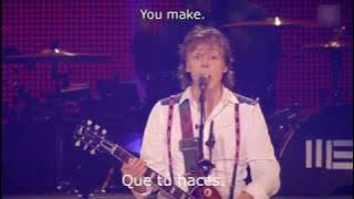 Download lagu Paul McCartney - Golden Slumbers / Carry That Weight / The End (Subtitulos Español e Inglés) | 2013