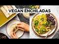 EASY Vegan Enchiladas with Salsa Verde