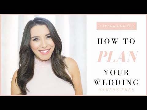 How to Plan Your Wedding Stress-free!
