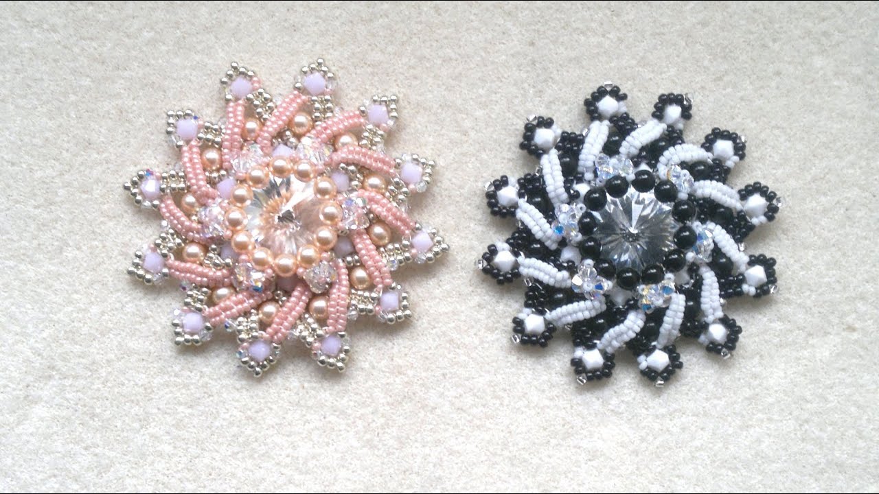 beading4perfectionists : Swarovski 18mm Rivioli  with a twist in a 