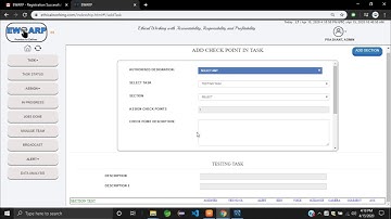 #10 EWARP  (digital checklist - Manager Console)- ADD SECTION IN TASK