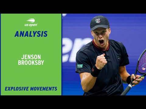 Jenson brooksby's around-the-net winner | explosive movements analysis | us open