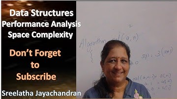 DS-03  Data Structures-Performance Analysis- Space complexity |For KTU ,BCA and MCA students  |
