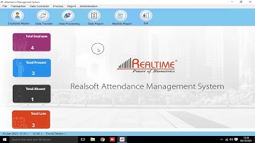How To Get Report in Realtime Attendance Tracker 11.7