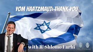 Yom Haatzmaut: Thank You