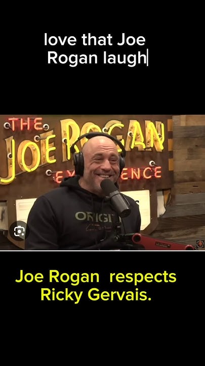 Joe rogan loves the fact that Ricky Gervais cannot be silenced. Classic