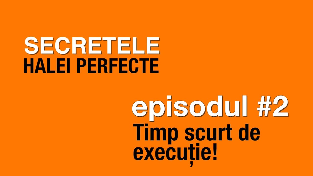 Ep. 2 – Secretele Halei Perfecte | Timp Scurt de Execuție | Frisomat România