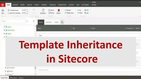Inheriting template In Sitecore |Template Inheritance in Sitecore |Template Inheritance | Sitecore |