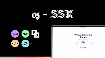 Build a Simple Full-stack App with Golang in 2 Hours! ( 05 - Server Side Rendering  )