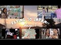 FLY WITH US TO JAPAN! | train ride, currency exchange problem, tanghulu!!