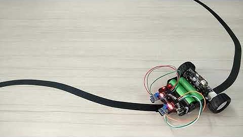 BBC Microbit based Line Following Robot Car