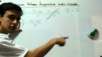 Conversion between temperature scales - Examples - Physics