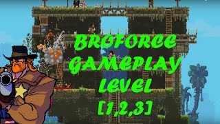 BROFORCE GAMEPLAY PC  [ARCADE CAMPAIGN] - LEVEL [1, 2, 3]