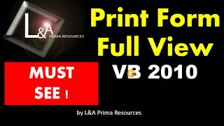 How to print form vb 2010 full view visual basic