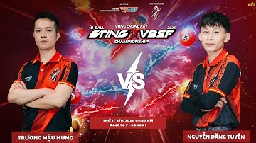 Live: Đăng Tuyên "Tuyên Con" vs Mậu Hưng | Round 1 | Sting VBSF 9Ball Championship 2025