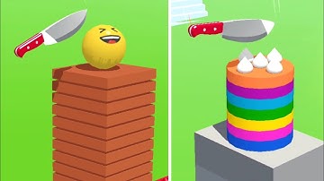 Slice It All Gameplay! Satisfying and Relaxing ASMR Slicing Video