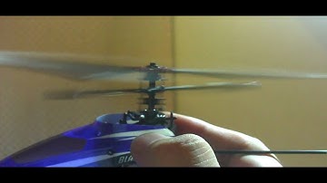 MSR: Using a NYLON String to support the flybar hub - tracking tests