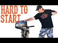 How To Fix An Outboard That Is Hard To Start - Video